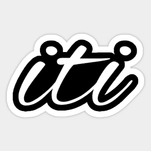 iti logo Sticker